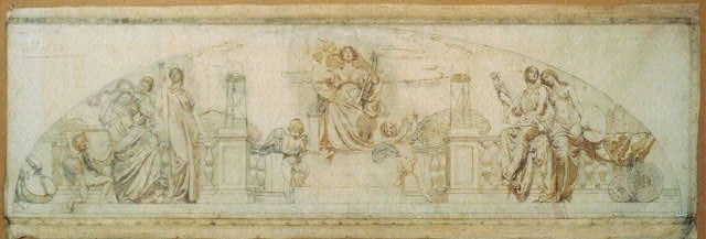 Le arti - decorazione per la Biblioteca del Congresso, Thomas Jefferson Building 1